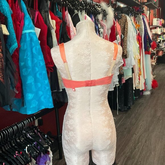 Stella McCartney Underwire Bra Buckle Strap Size 34D Orange - Picture 3 of 3